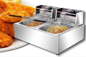 Dual tank deep fryer